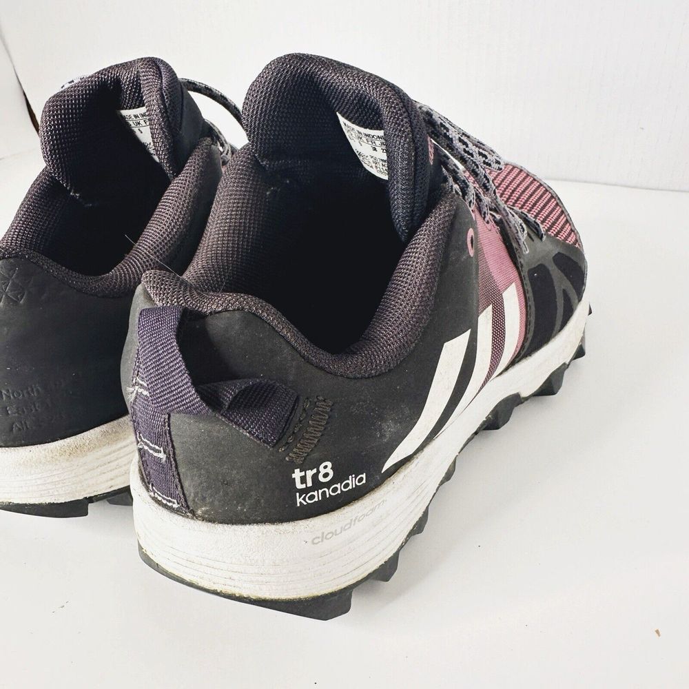 Adidas Kanadia TR7 Sneakers Shoes Women's Size 6.5‎ Purple Black Running Walking - Picture 4 of 6